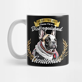 The Distinguished French Bulldog Gentleman Mug